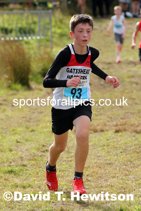 Boys under-13s 2021 North Eastern Harrier League, Druridge Bay. Photo: David T. Hewitson/Sports for All Pics